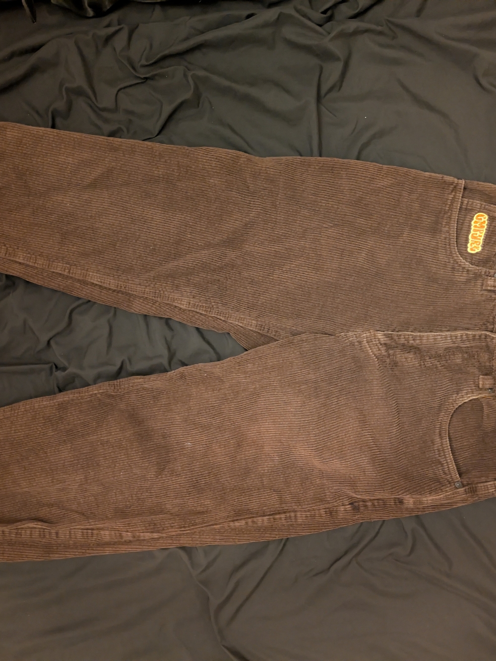 Empyre Brown Corduroy Men's Pants - Classic Straight Leg